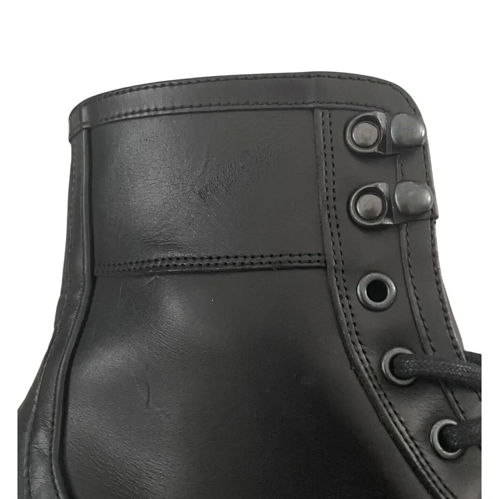 Allen Edmonds Mens Sz 10 The Ranger Storm Trekker Waterproof Black Leather Boots